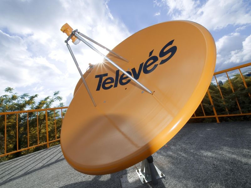 Antena parabólica para instalación, orientación y reparación