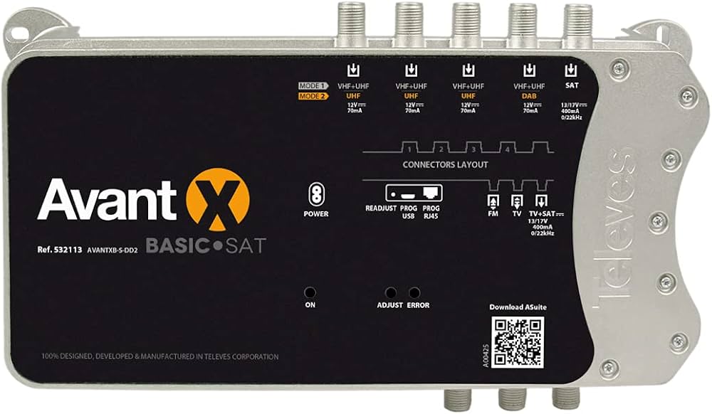 Amplificador de mástil Alcad para antena TDT en Acebedo